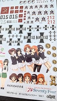 Amazon.co.jp: MGデカール ガールズ&パンツァー Vol.1 GD-01モデル