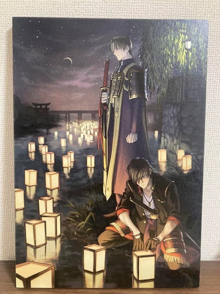 Amazon.co.jp: 刀剣乱舞 へし切長谷部 大倶利伽羅 複製原画A3 : ホビー