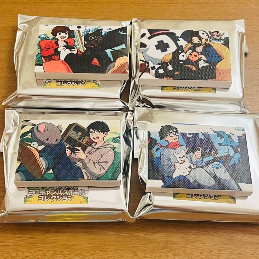 Amazon.co.jp: TOP4 ミニキャンバスボード 繋がる キヨ レトルト 牛沢