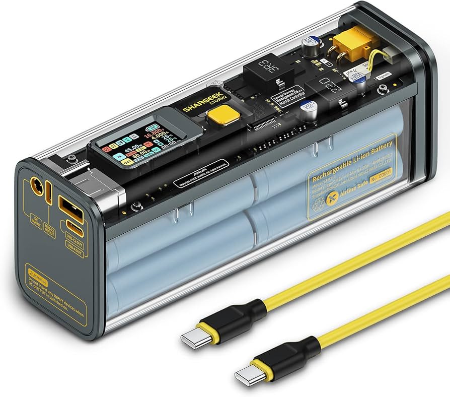 Shargeek Storm 2 100W Laptop Power Bank, 25600mAh, World's First