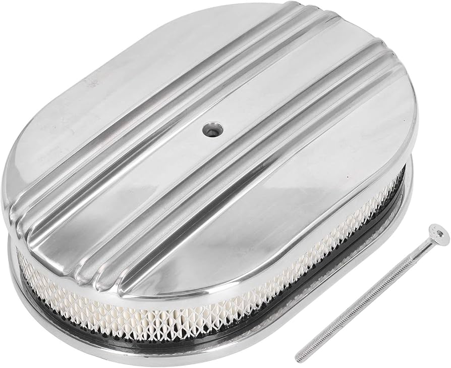 Amazon | 12インチ オーバルハーフフィン付きエアクリーナー、エア
