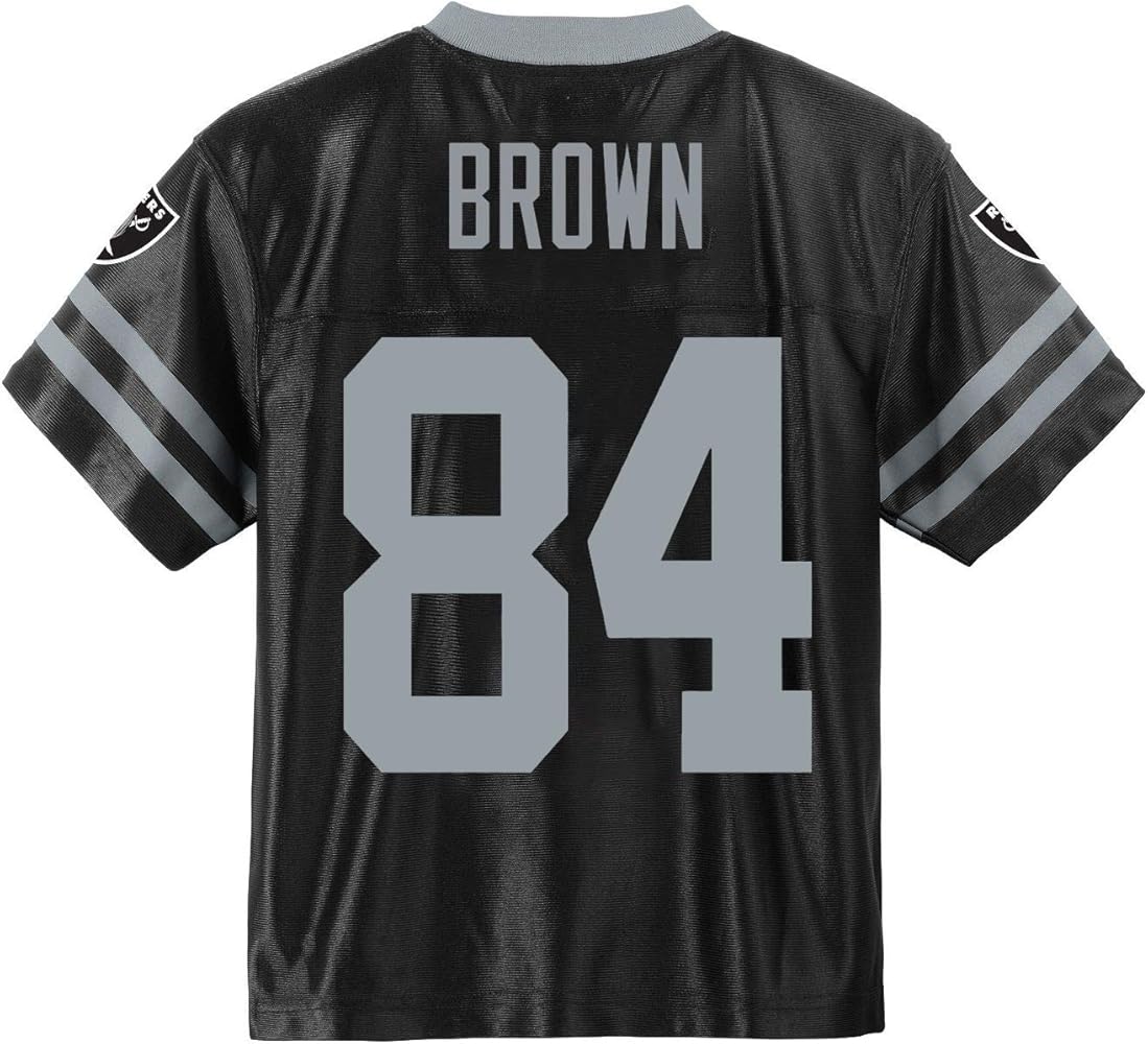 Amazon.com: Antonio Brown Oakland Raiders#84 Black Youth Player