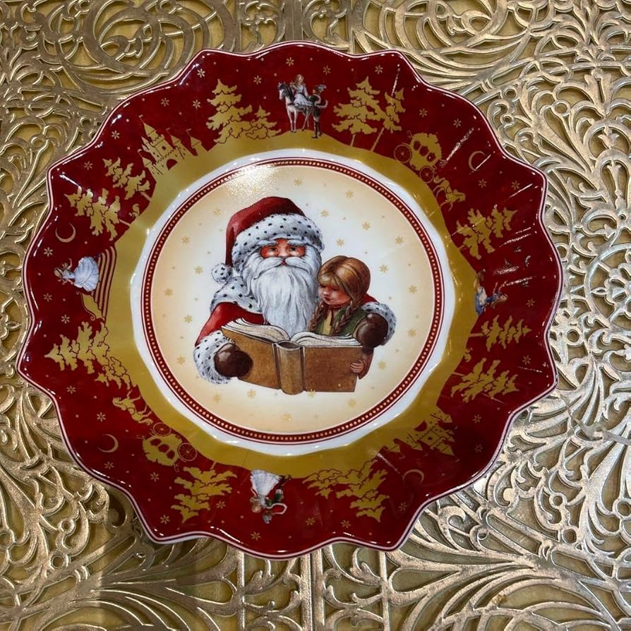 Amazon.co.jp: ビレロイボッホ クリスマスプレート ビレロイアンド