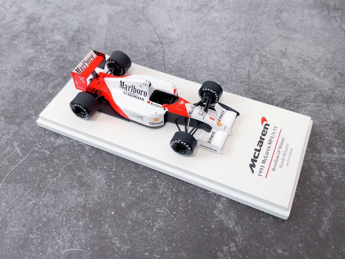 Amazon | TSM MODEL 1/43 MCLAREN MP4/6#1 BRAZILIAN GP WINNER AYRTON