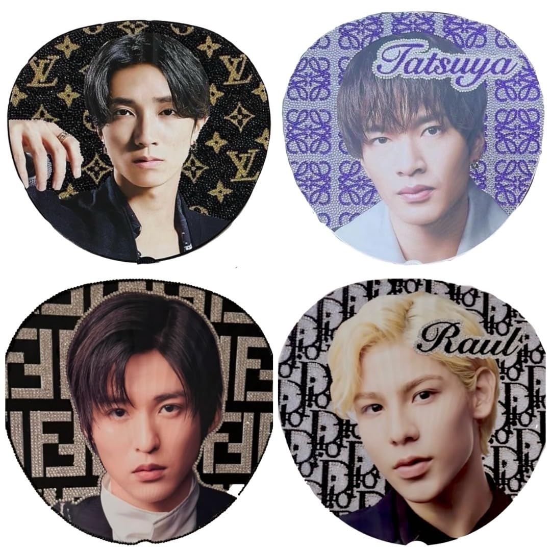 Amazon.co.jp: デコうちわ デコパーツ デコストーン ファンサうちわ