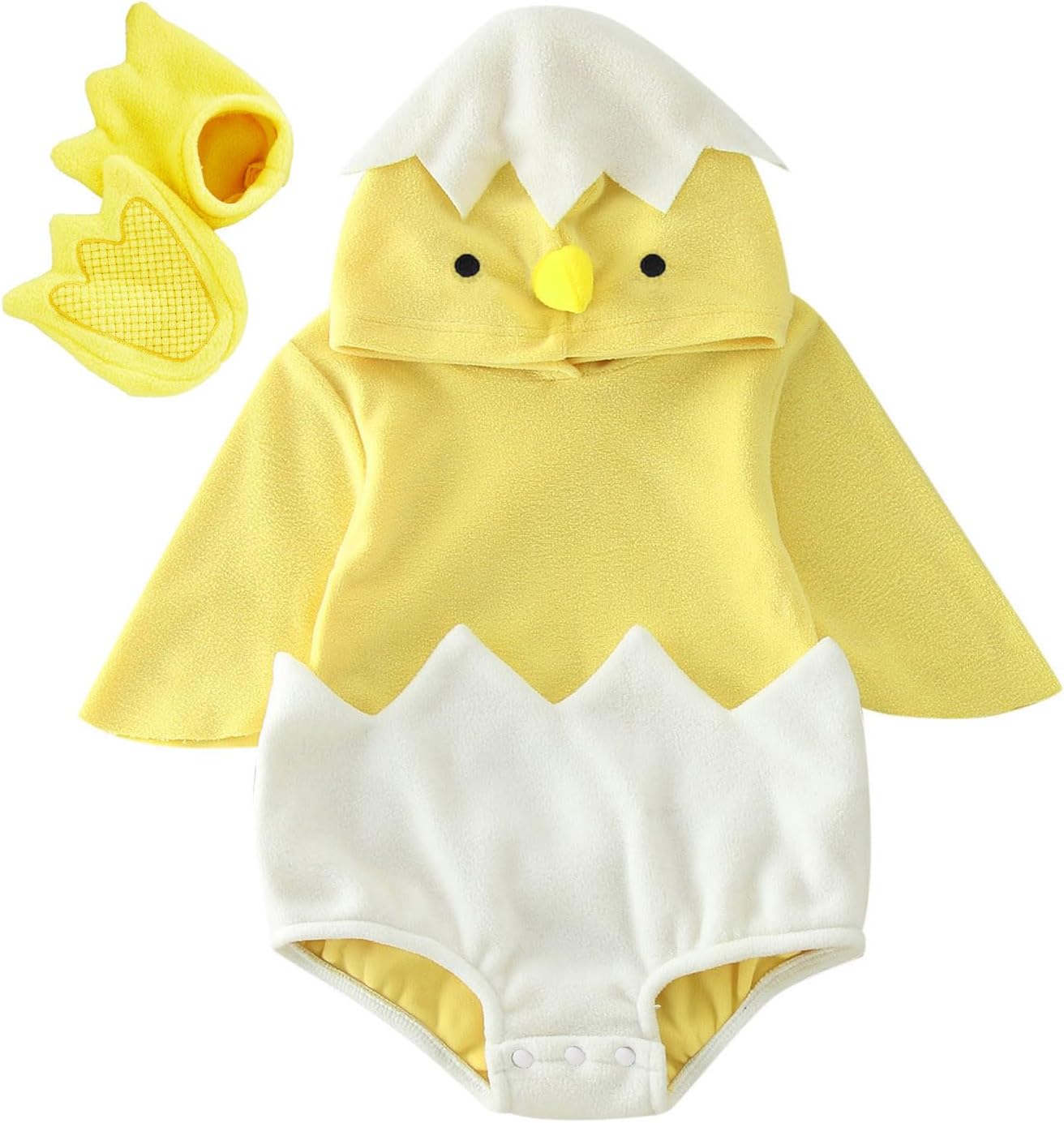 Amazon.co.jp: [YUWYOP] 着ぐるみパジャマ 赤ちゃん 着ぐるみ ひよこ