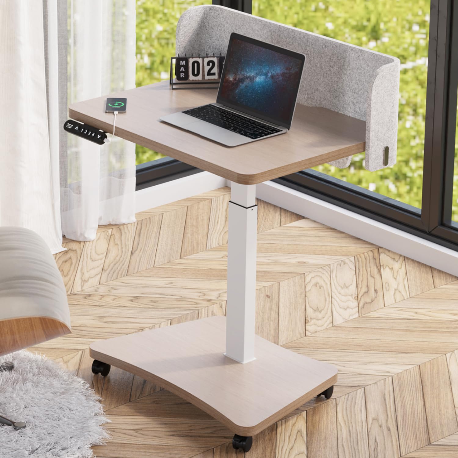 Amazon.co.jp: Radlove 昇降デスク パソコンデスク 昇降式 サイド