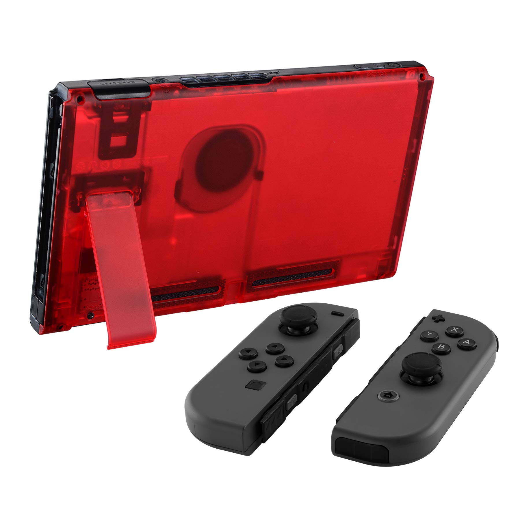 Amazon.com: eXtremeRate Transparent Clear Red Console Back Plate