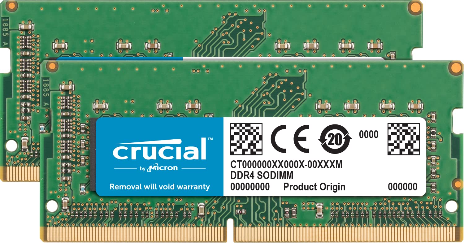 Crucial 16GB Kit (8GB x 2) DDR4 2666 MT/s (PC4-21300) SODIMM 260