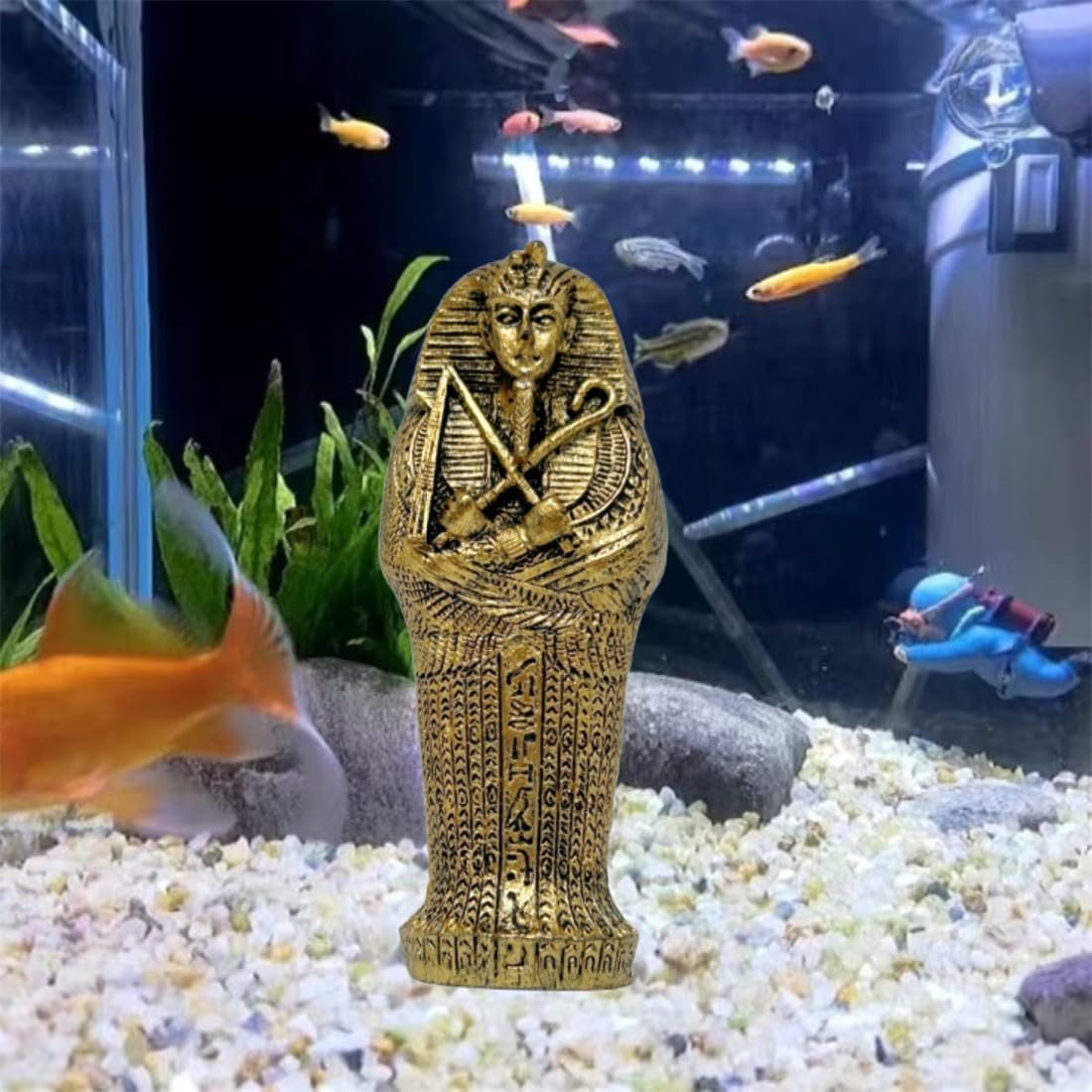 Amazon.co.jp: 古代エジプト王ツタンカーメン棺像アイドル エジプトの