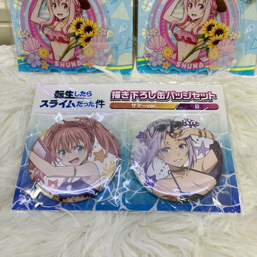 転スラ】リムル＆シュナ サマー ドンキ 缶バッジセット