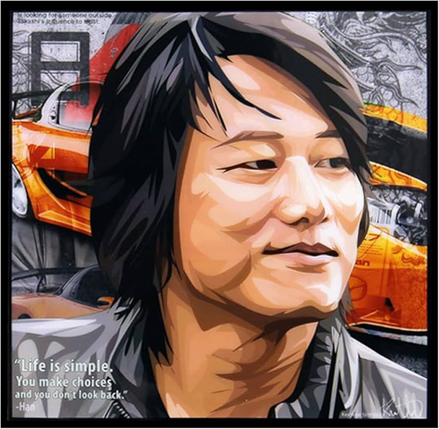 Amazon.co.jp: ワイルドスピード ポップアートパネル ワイスピ ハン