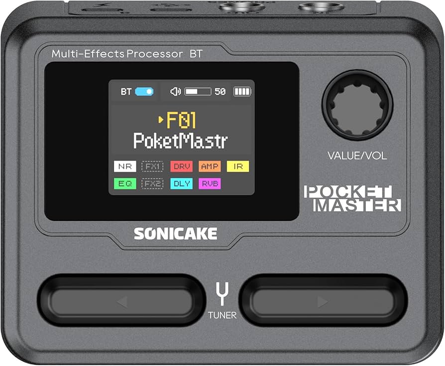 Amazon.com: SONICAKE Pocket Master-Portable Multi Effects Pedal