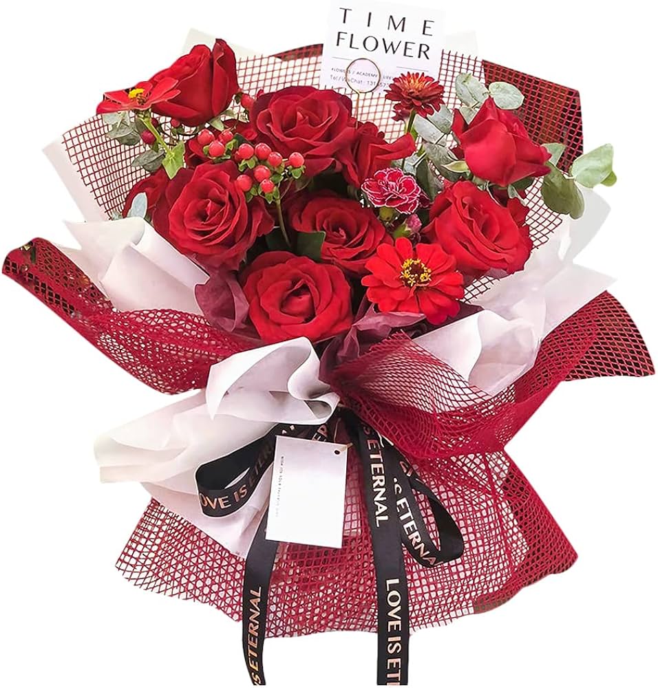 Amazon | 包装紙 メッシュ ラッピング 花束 生花 お花のラッピング材