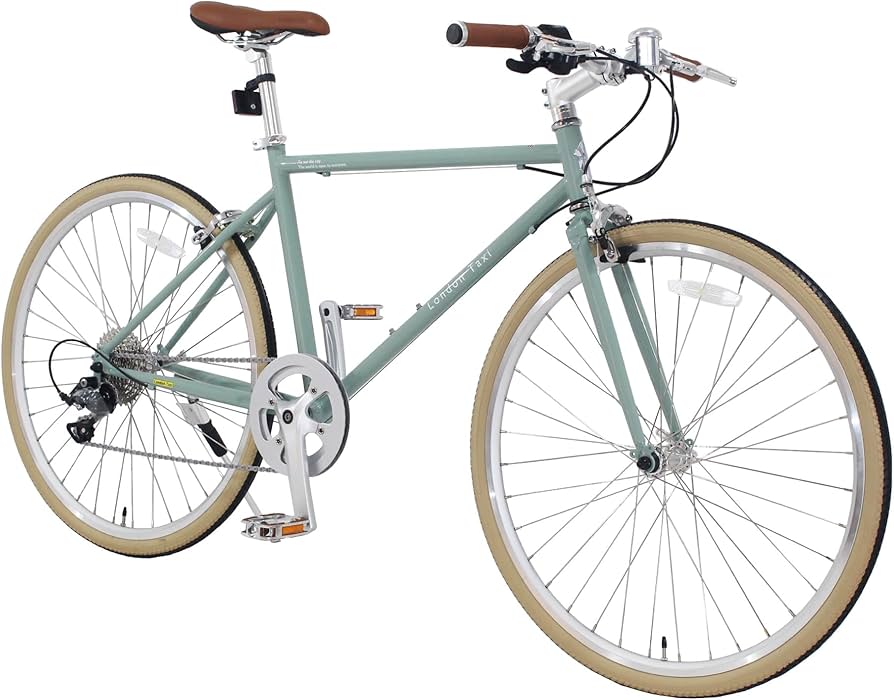 Amazon | クロスバイク 26インチ クロモリ シマノ製 9段変速 スタンド