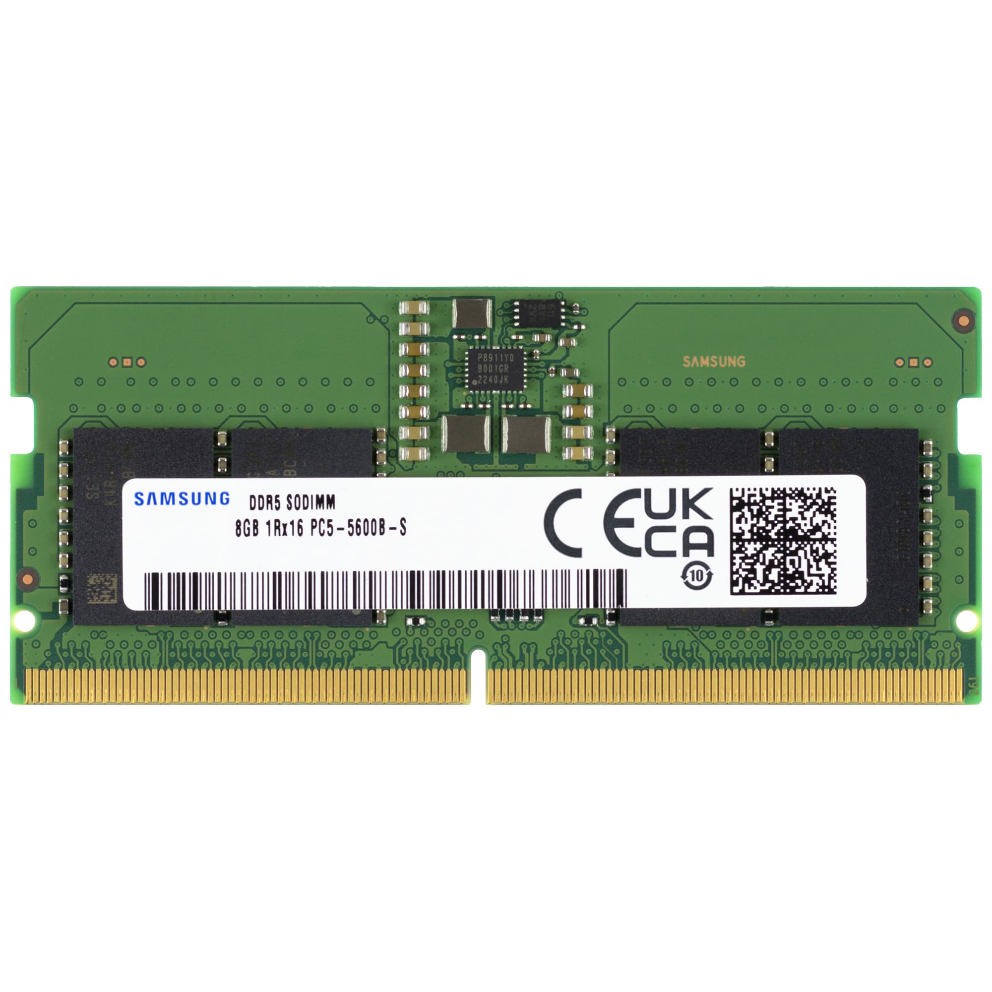 Samsung 8GB DDR5 5600MHz PC5-44800 CL46 SODIMM 1Rx16 Single Rank