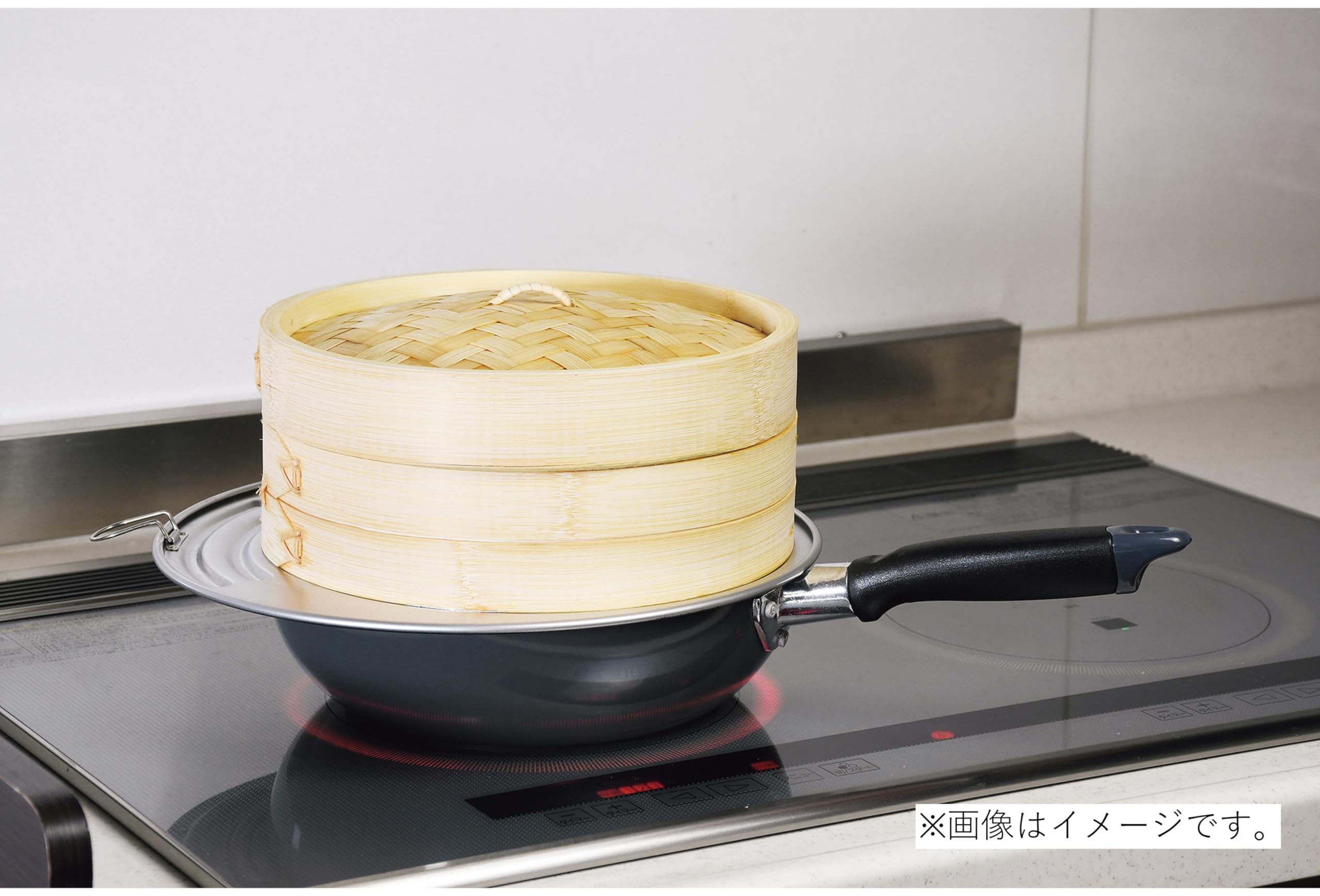 Amazon｜パール金属 フライパン せいろ プレート 26～28cm対応 中華家