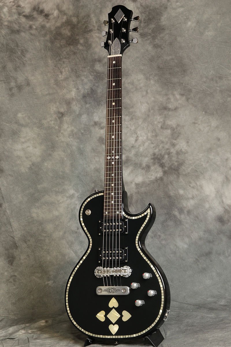 Amazon | ZEMAITIS C24SU BLACK PEARL HEART Black エレキギター