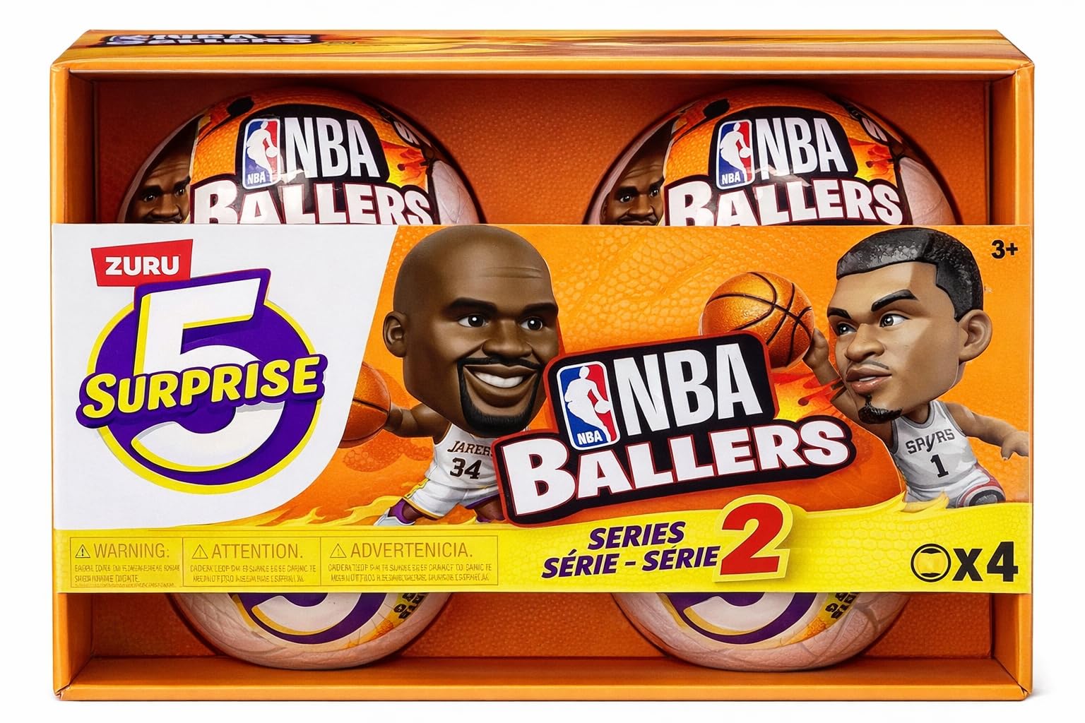 Amazon.co.jp: ZURU 5 サプライズ NBA Ballers シリーズ 2 公式 NBA