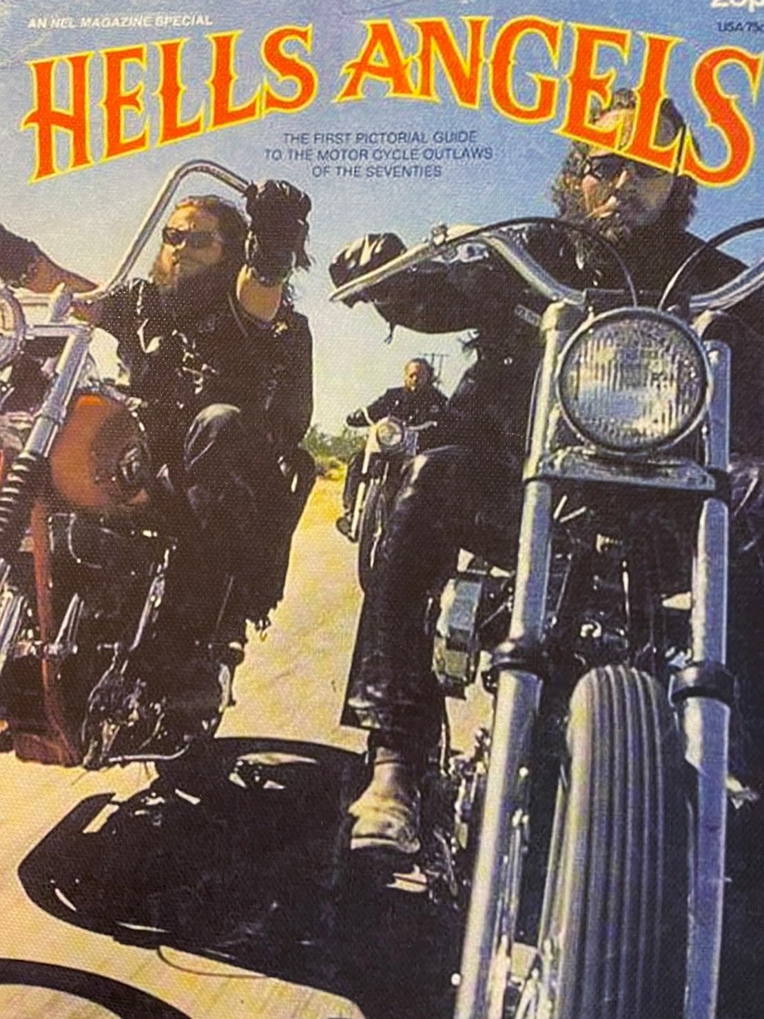 Amazon.co.jp: ヘルスエンジェル ハーレー ポスター キャンバス