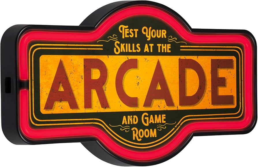 Amazon.com: Arcade LED Neon Sign Vintage Inspired Retro Decor for
