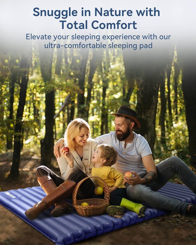 Amazon.com : Hikenture Double Sleeping Pad for Camping, 4