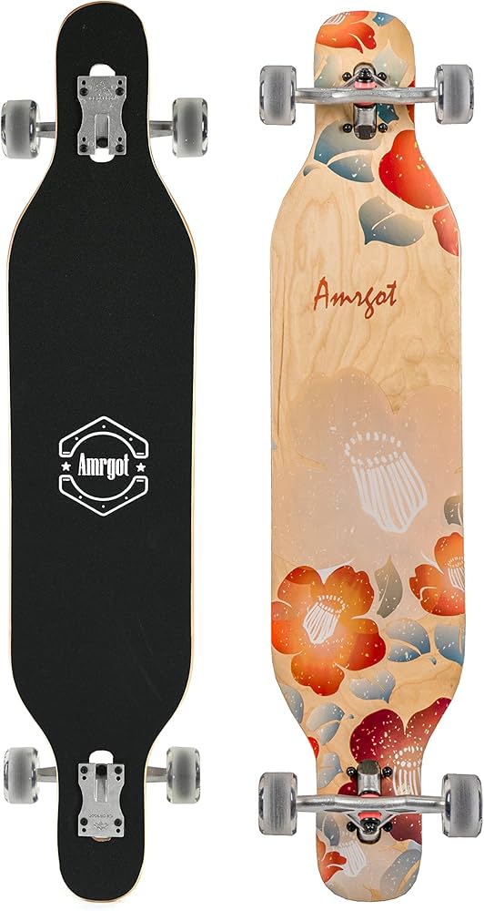 Amazon.co.jp: Amrgotロングボードスケートボード42インチデッキ