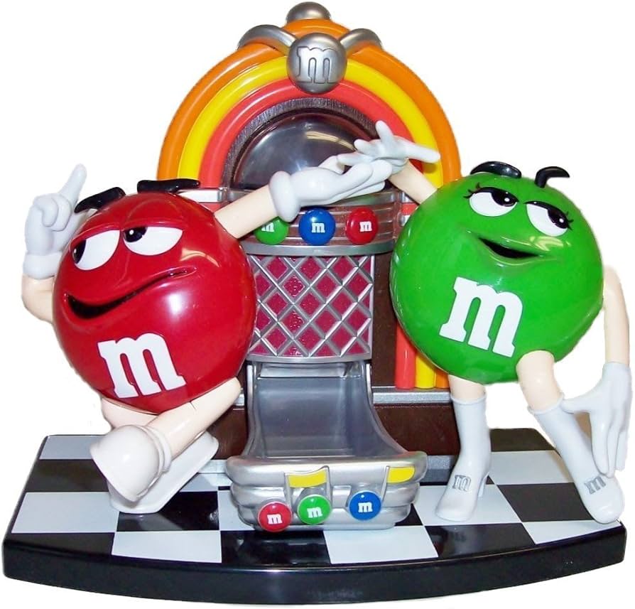 Amazon.com: M&M Rockn Roll Cafe Dispenser: M M Collectibles: Home