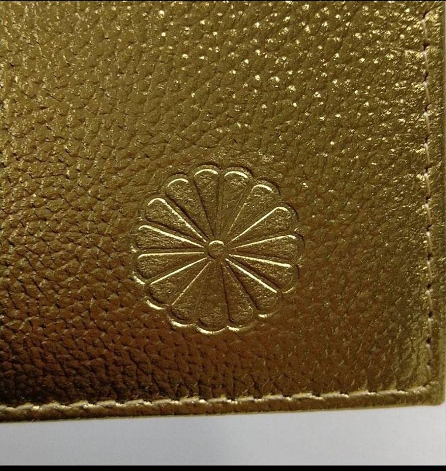 皇居 長財布 ゴールド 金 菊の御紋 皇居限定】長財布/ゴールド/菊の御