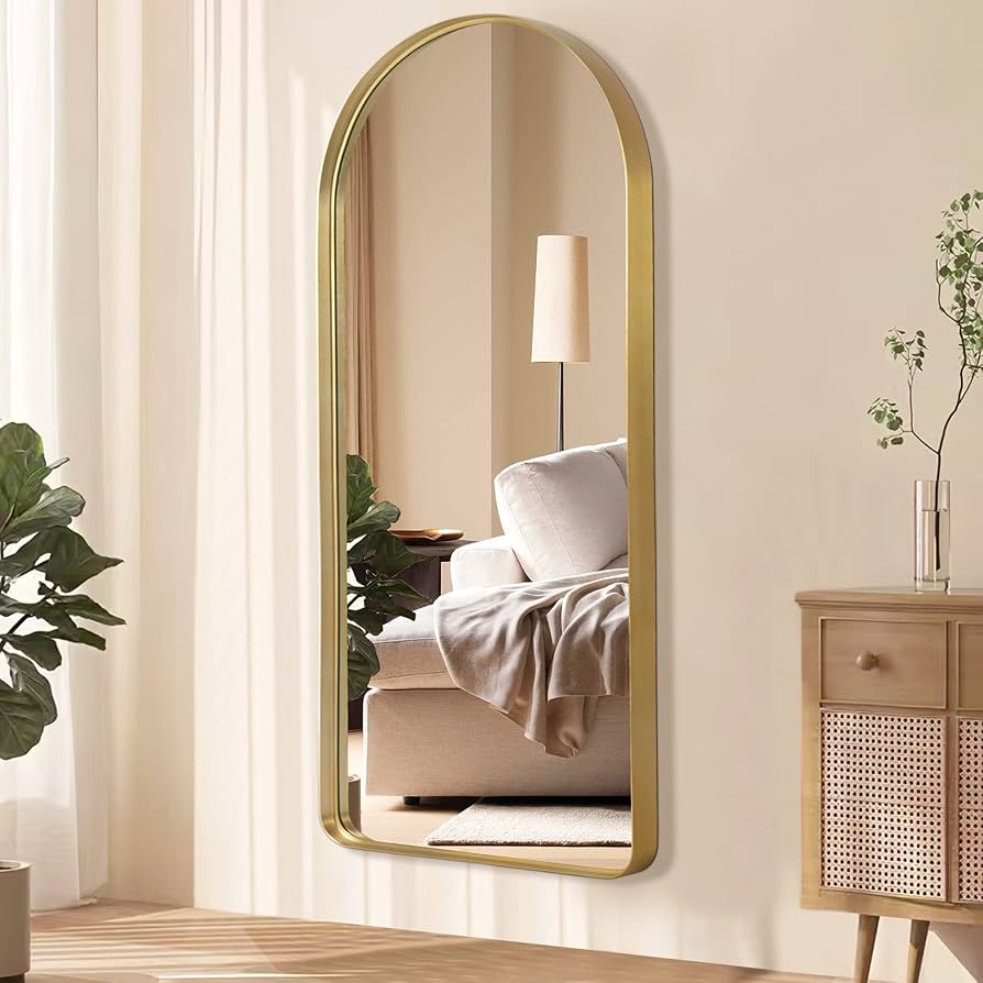 Amazon.com: NicBex Arched 64x21 Inch Full Length Mirror, Alloy