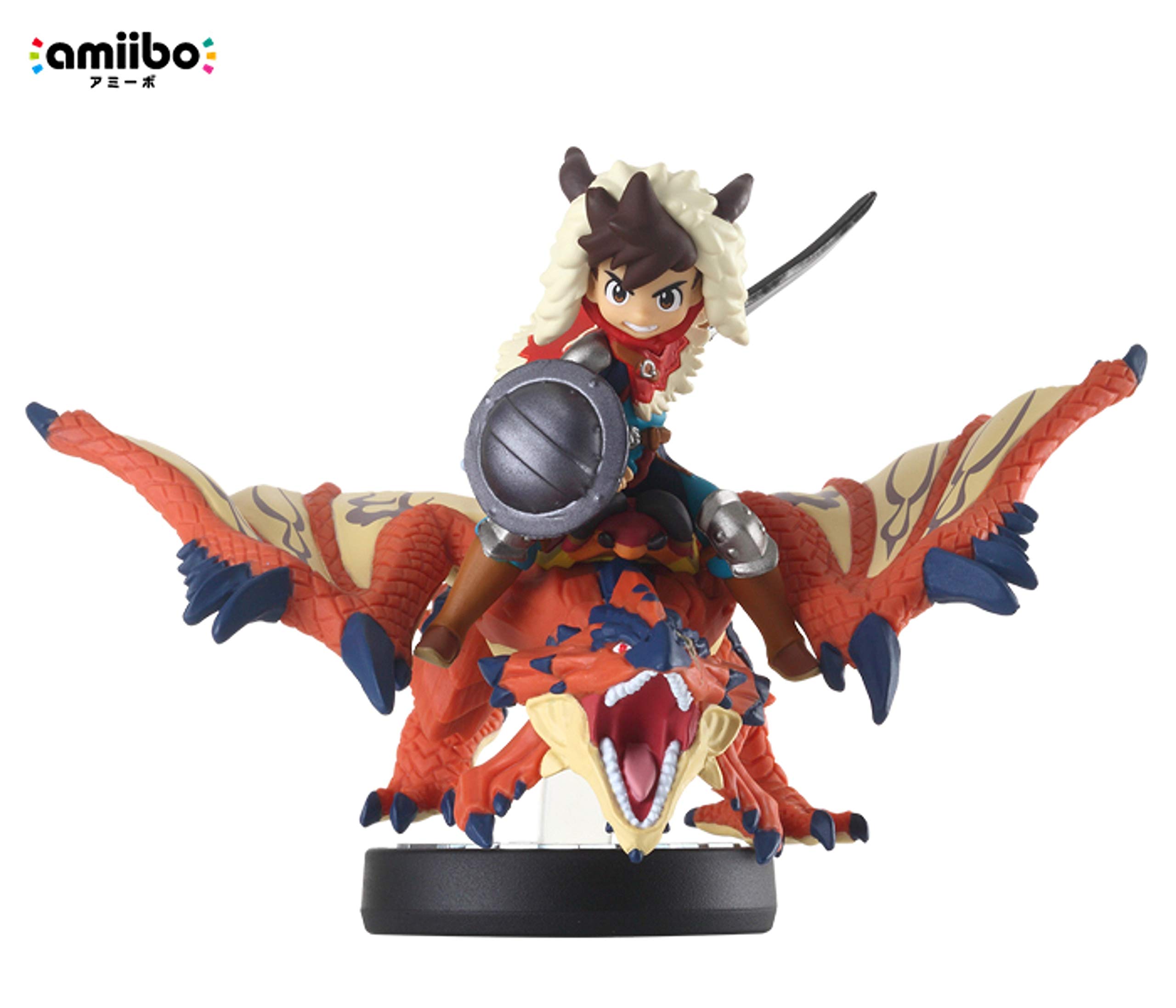 Amazon.com: amiibo One-Eyed Rathalos and Rider (Male) - Moster