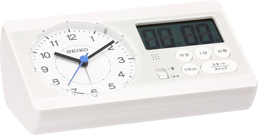 Amazon.co.jp: セイコー クロック 目覚まし時計 百ます計算 陰山英男
