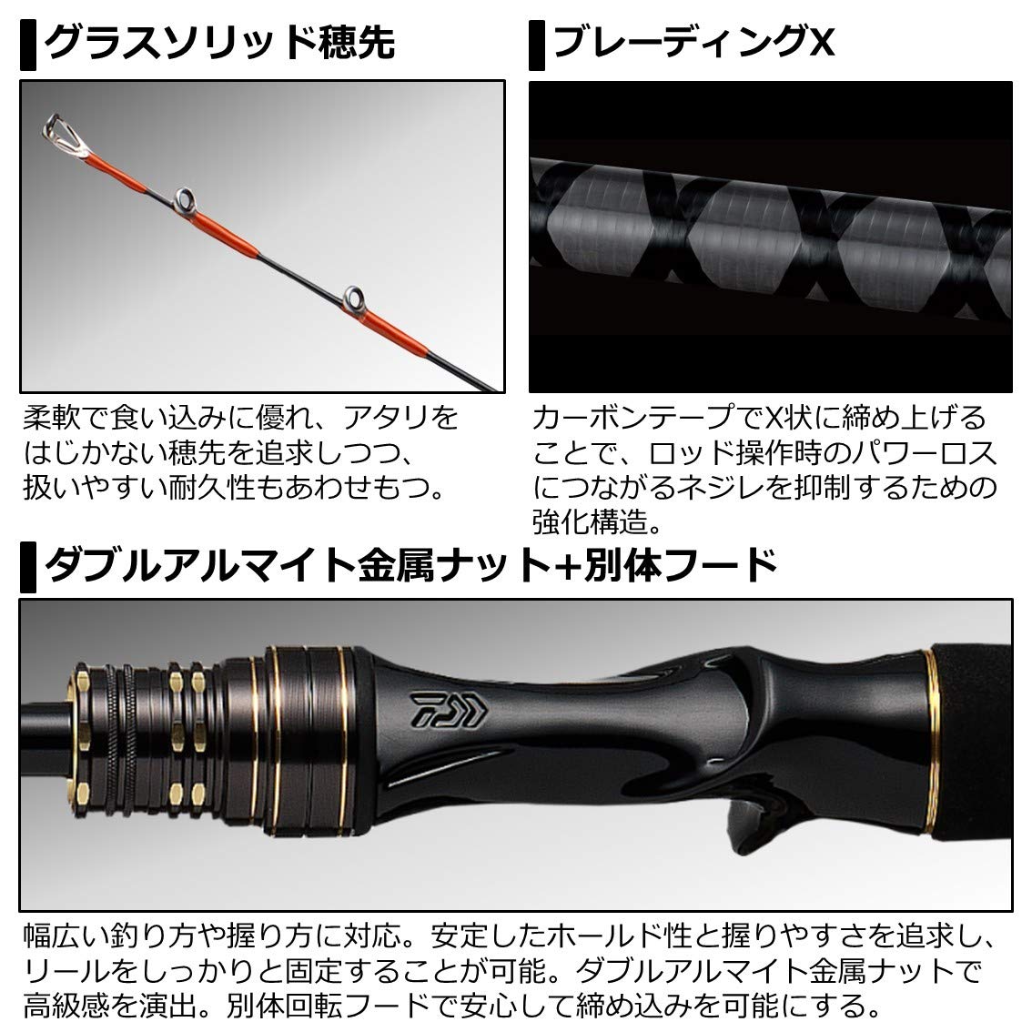Amazon | ダイワ(DAIWA) 21 カレイ X 82-160 | ダイワ(DAIWA) | ロッド・竿