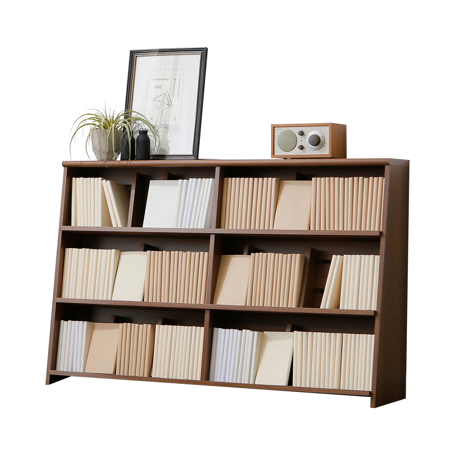 Amazon｜LOWYA ロウヤ 本棚 収納棚 漫画収納 大容量 スリム おしゃれ