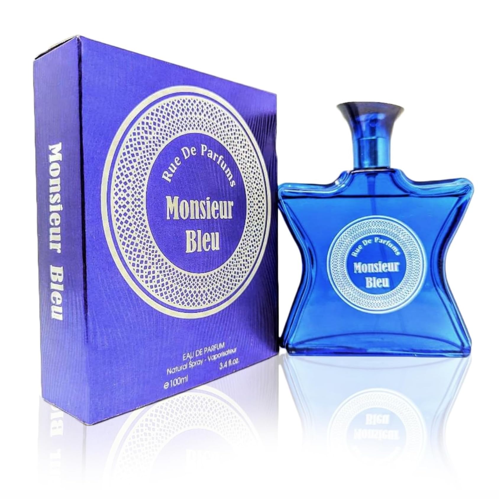 Amazon.com : MONSIEUR BLEU POUR HOMME EAU DE PARFUM 3.4 FL. Oz