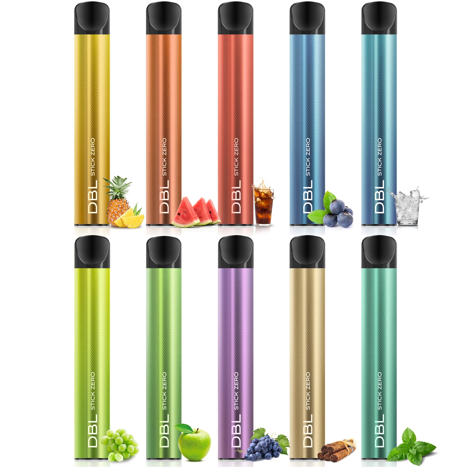 Amazon | DBL 電子タバコ 使い捨て 持ち運び シーシャ 10本入り 15000