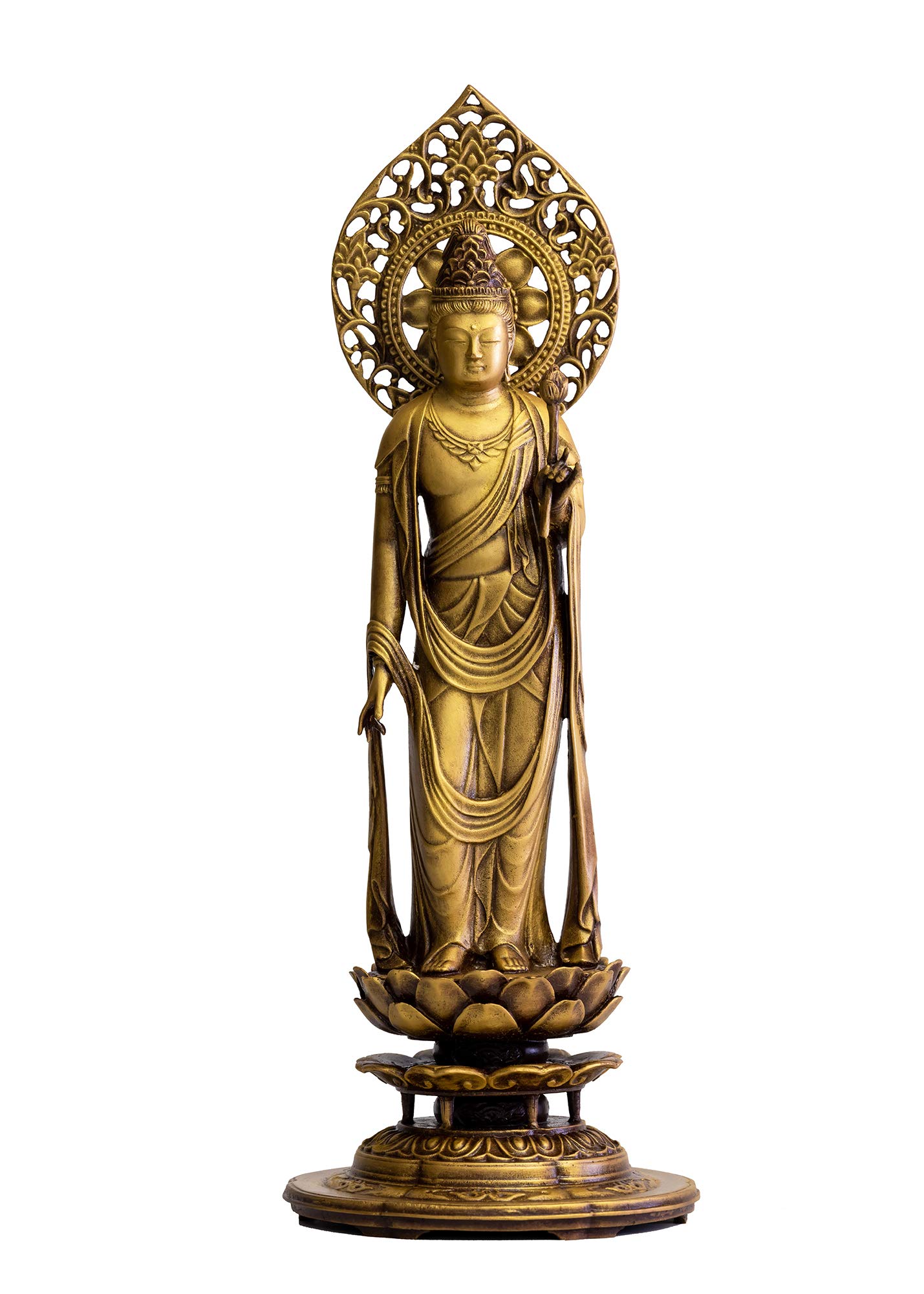 NM 中国玉石白玉彫刻 観音菩薩像仏像 印材重さ約425g M R6796