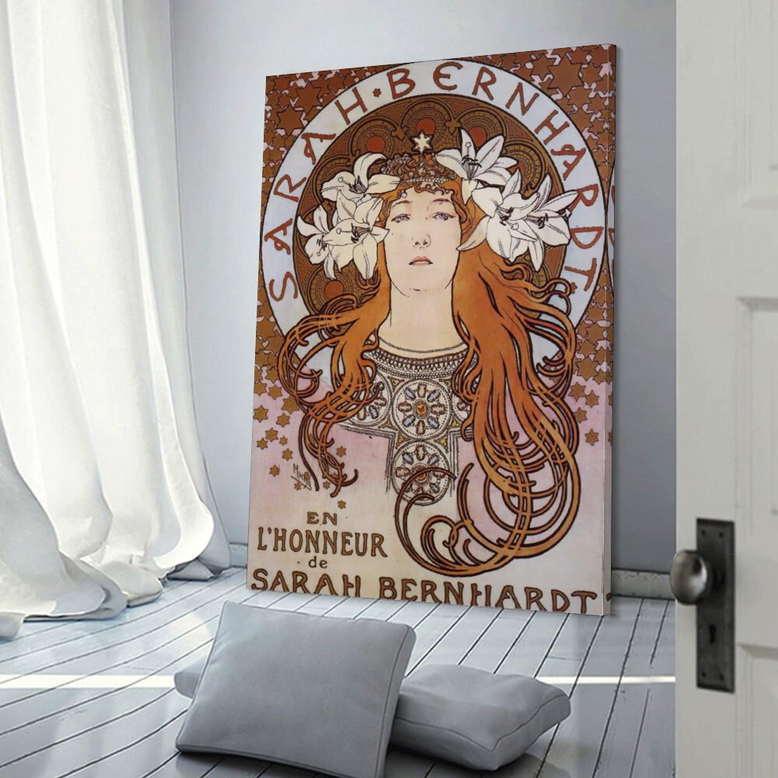 Amazon.co.jp: Alphonse Muchaアルフォンス・ミュシャ《サラ