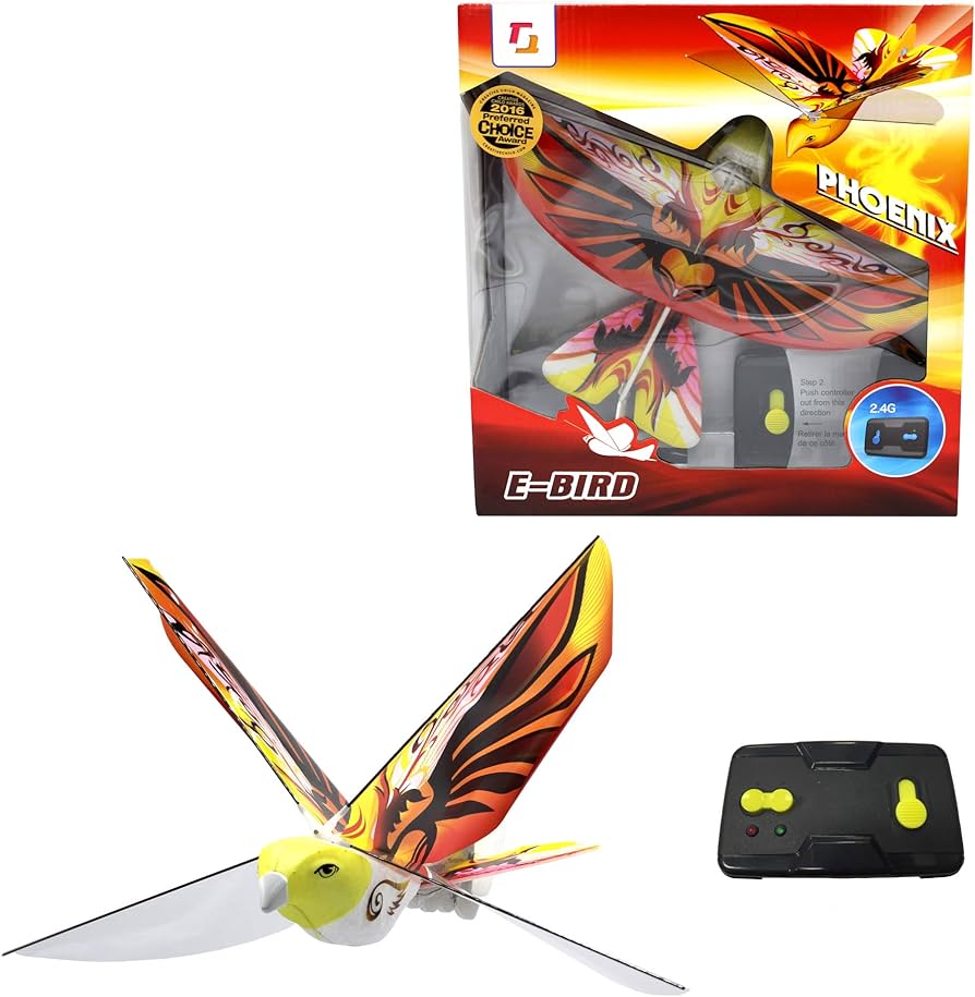 Amazon.com: MUKIKIM eBird Orange Phoenix - Flying RC Bird Drone