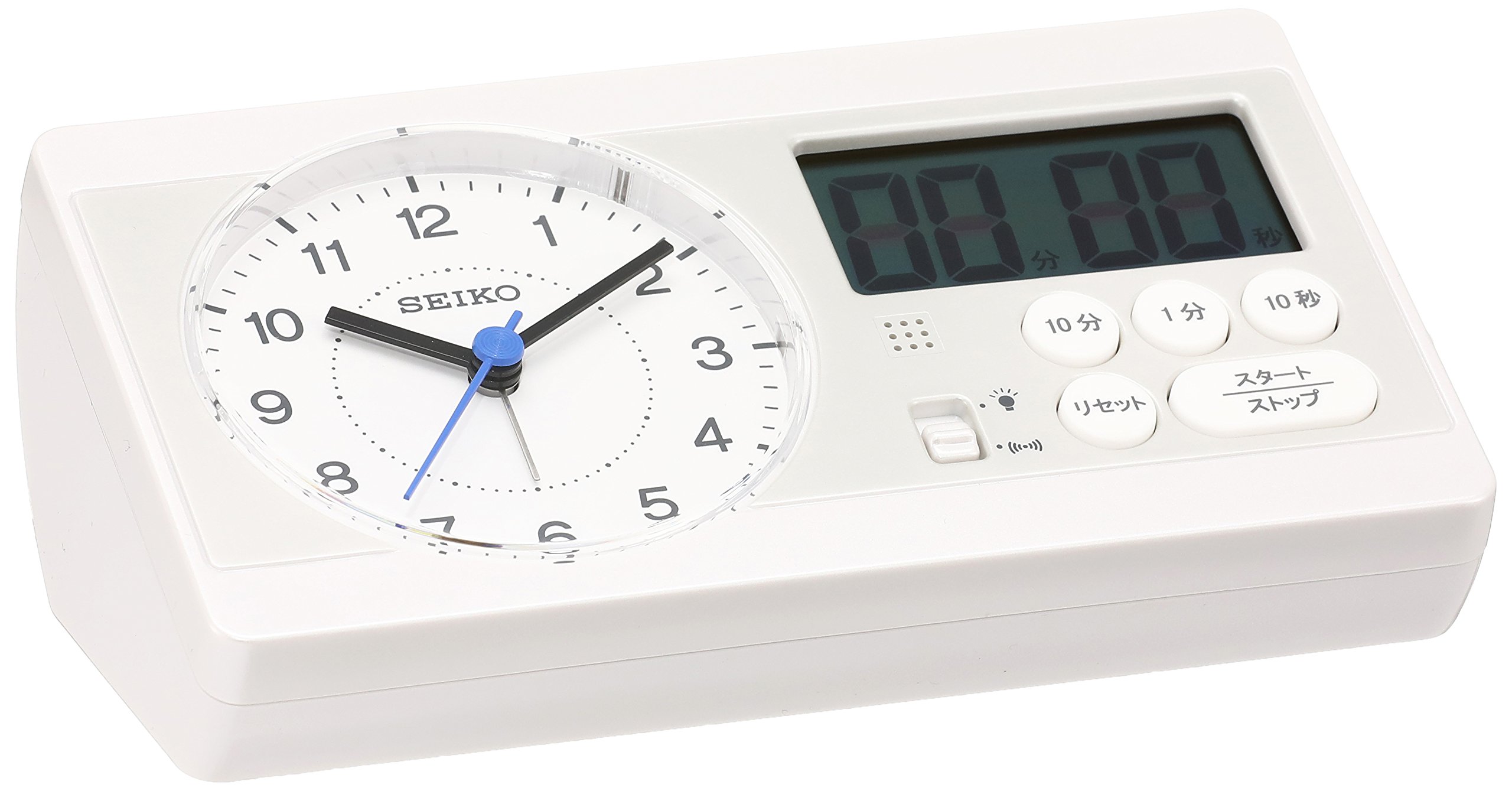 Amazon.co.jp: セイコー クロック 目覚まし時計 百ます計算 陰山英男