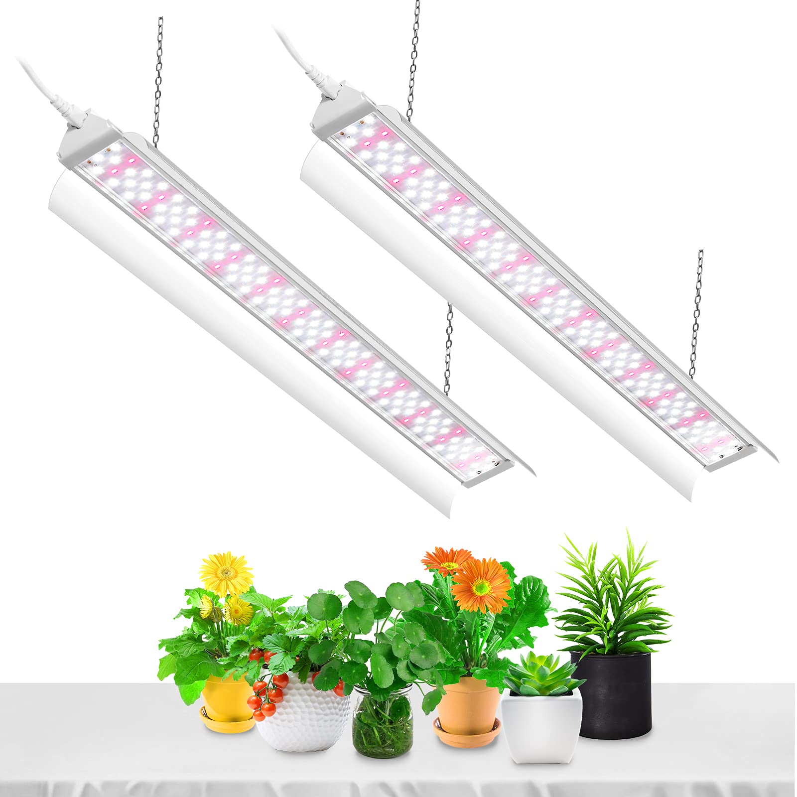 Amazon.co.jp: SZHLUX LED ホワイトグローライト 2フィート 80W (2×40W