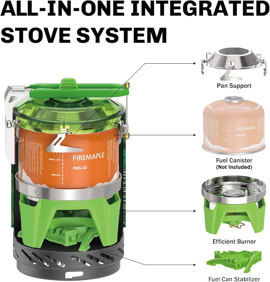 Amazon.com: Fire-Maple Fixed Star 2 Backpacking and Camping Stove