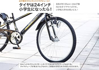 Amazon | 21Technology 24インチ 子供用マウンテンバイク kd246 6段