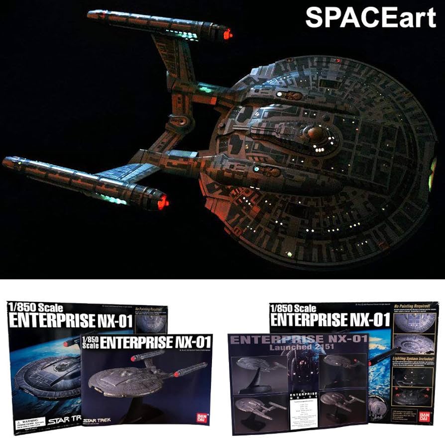 Amazon | スタートレック 1/850 エンタープライズ NX-01 | プラモデル 通販