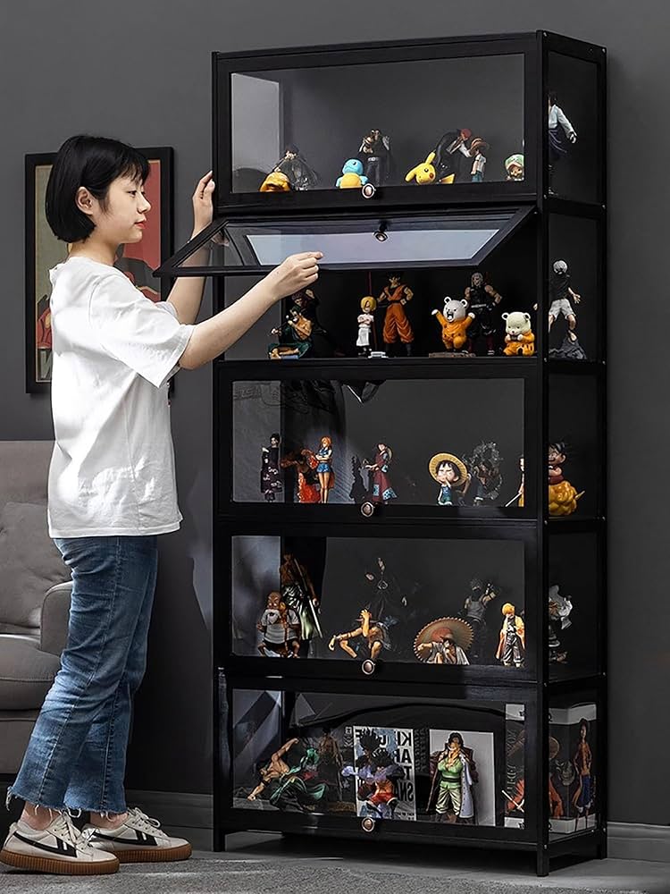 Amazon.co.jp: NEONMAN アクリル ショーケース 天然竹製コレクション