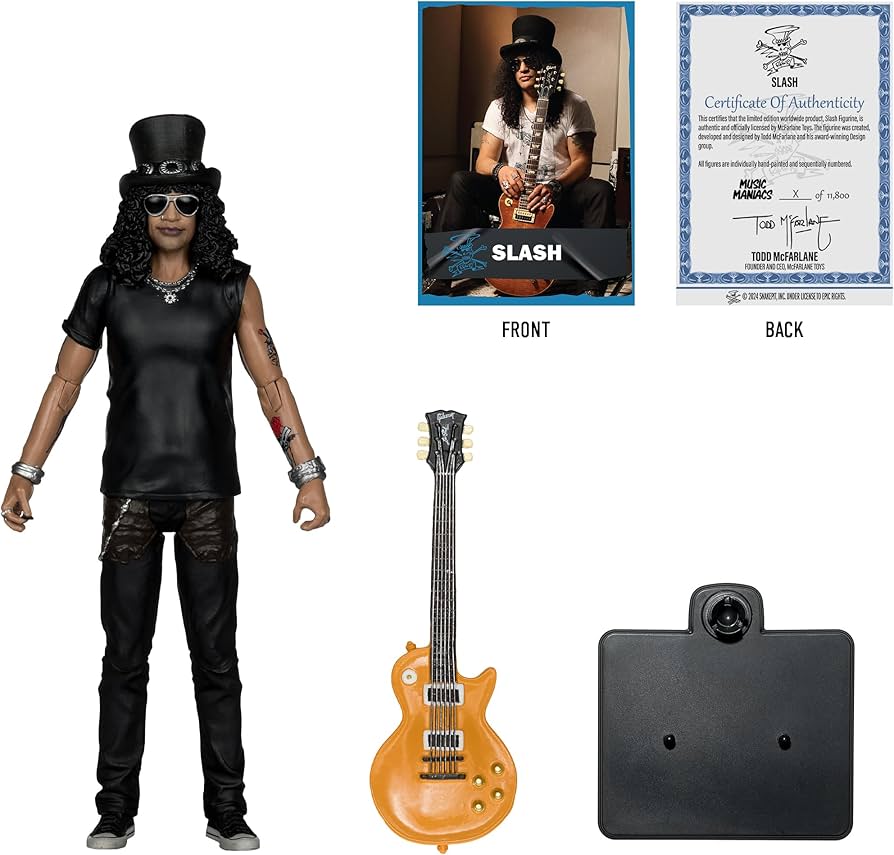 Amazon | McFarlane Toys - Music Maniacs Rock Slash 6インチ