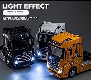 Amazon.co.jp: ミニカー スケールモデルカー セミトラックトレーラー 1