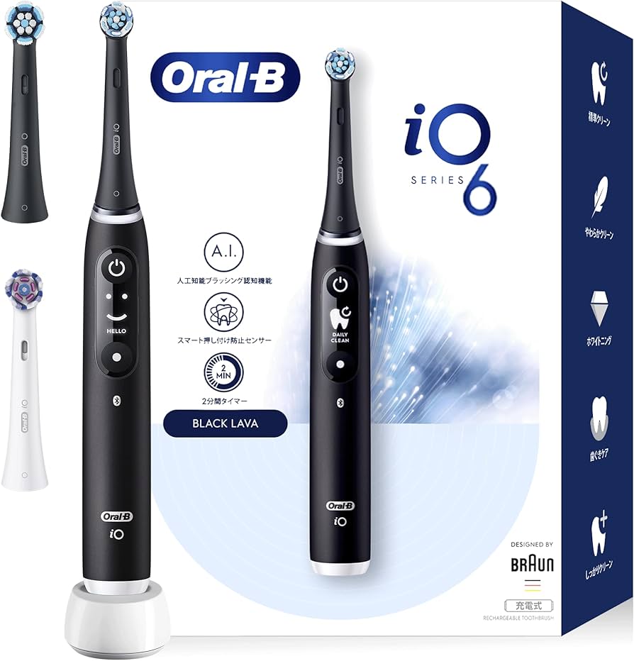 Amazon.co.jp: ブラウン 電動歯ブラシ オーラルB iO6S (トラベルケース