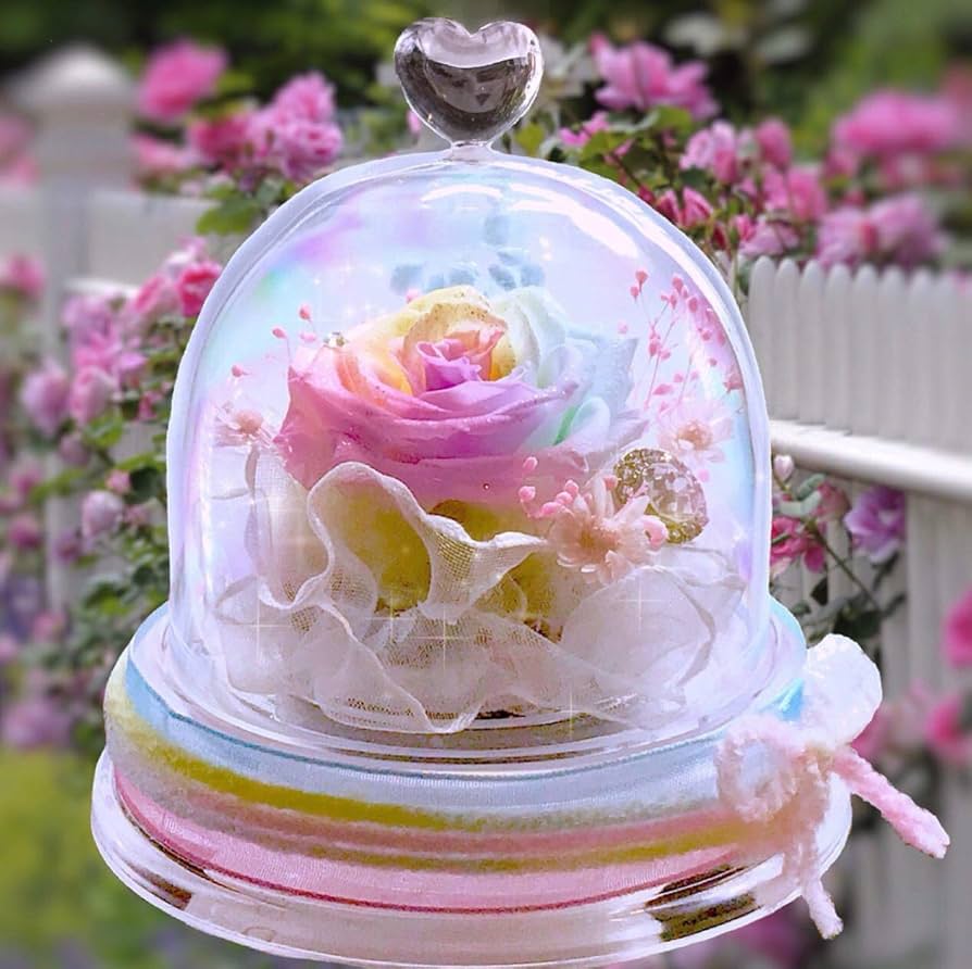 Amazon｜【 高級レインボーローズ専門店 】パステルレインボーローズ