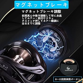 Amazon | ZJIANCベイトリール海釣り 淡水釣り ハイギア6.3 ジギング